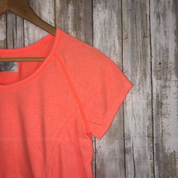 Athleta Orange Fitted Athletic Tee - Picture 3 of 5